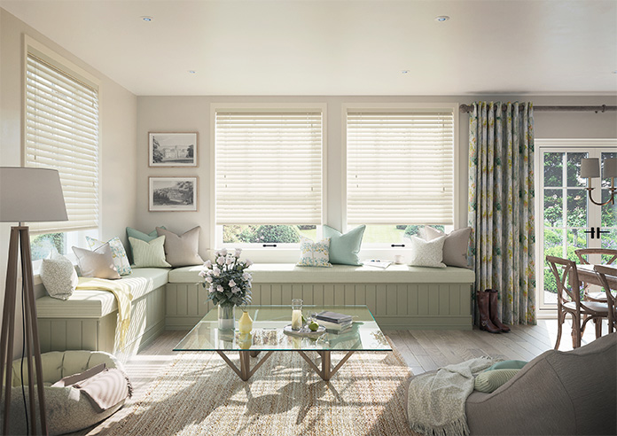Ecowood, Devon Cream Satin - Motorised Venetian Blind - Image 6